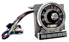 Load image into Gallery viewer, 1955 Ford Round Dial Deluxe AM FM Stereo Bluetooth Radio