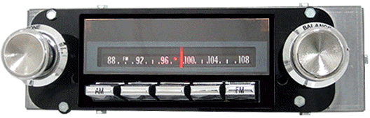 1964-1967 GTO Radio With Bluetooth USA-740: CAM-GTO-740