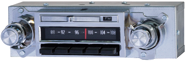 1965 Chevrolet II and Nova AM FM Stereo Bluetooth® Radio 502231BT