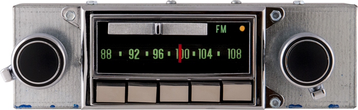 1969 to 1971 Corvette C3 AM FM Stereo Bluetooth® Reproduction Radio 752201BT
