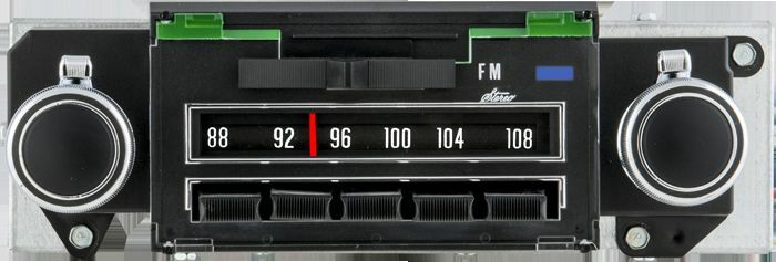 1969 Chevelle Camaro Nova AM FM Stereo Bluetooth® Reproduction Radio 702201BT