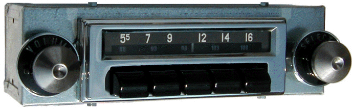 1955 Chevrolet Push Button AM FM Stereo Bluetooth® Radio 283302BT